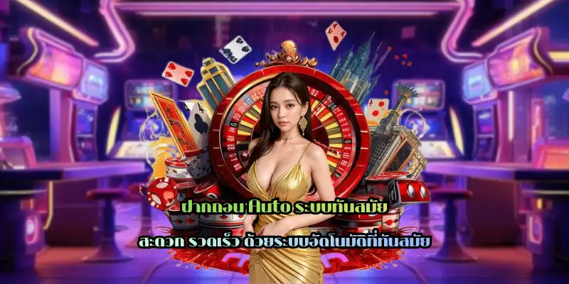 ฝากถอน Auto ระบบทันสมัย